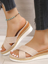 Sandales Wedge Éco-Responsables en Chanvre - Plateforme Femmes